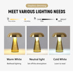 Lampe de Table Champignon Métallique – Éclairage LED Élégant et Moderne Ma boutique