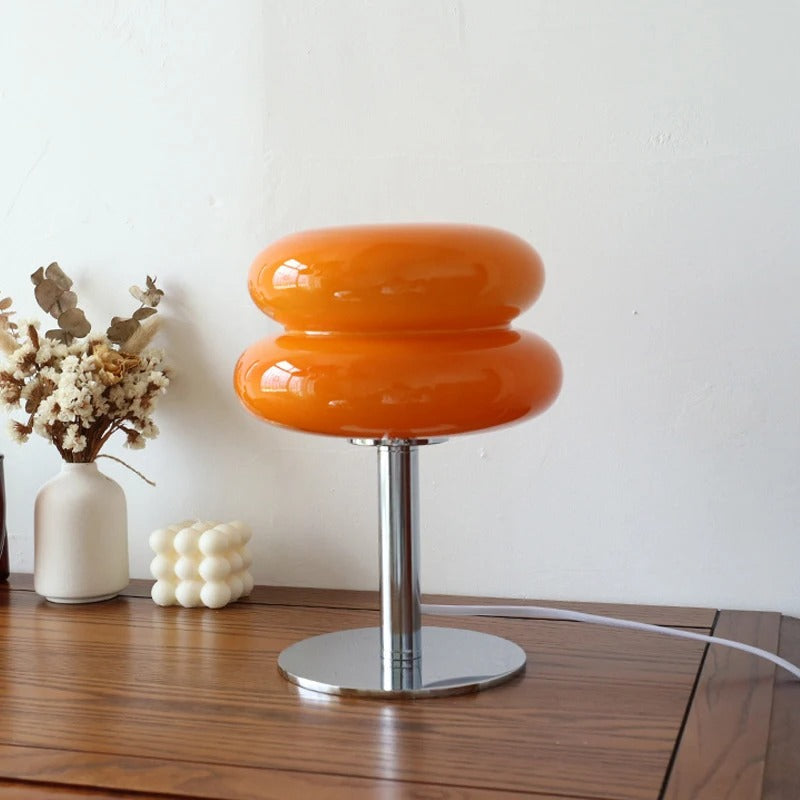 Lampe de Table Design Vintage – Éclairage Décoratif en Verre et Métal Chromé Ma boutique