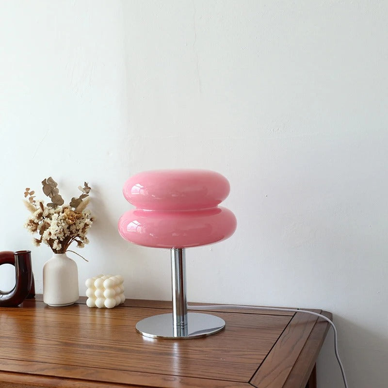Lampe de Table Design Vintage – Éclairage Décoratif en Verre et Métal Chromé Ma boutique