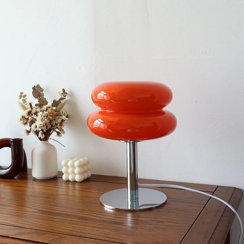 Lampe de Table Design Vintage – Éclairage Décoratif en Verre et Métal Chromé Ma boutique