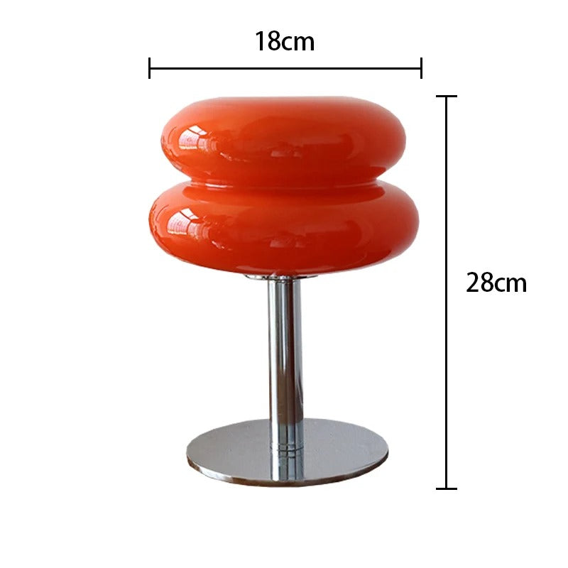 Lampe de Table Design Vintage – Éclairage Décoratif en Verre et Métal Chromé Ma boutique