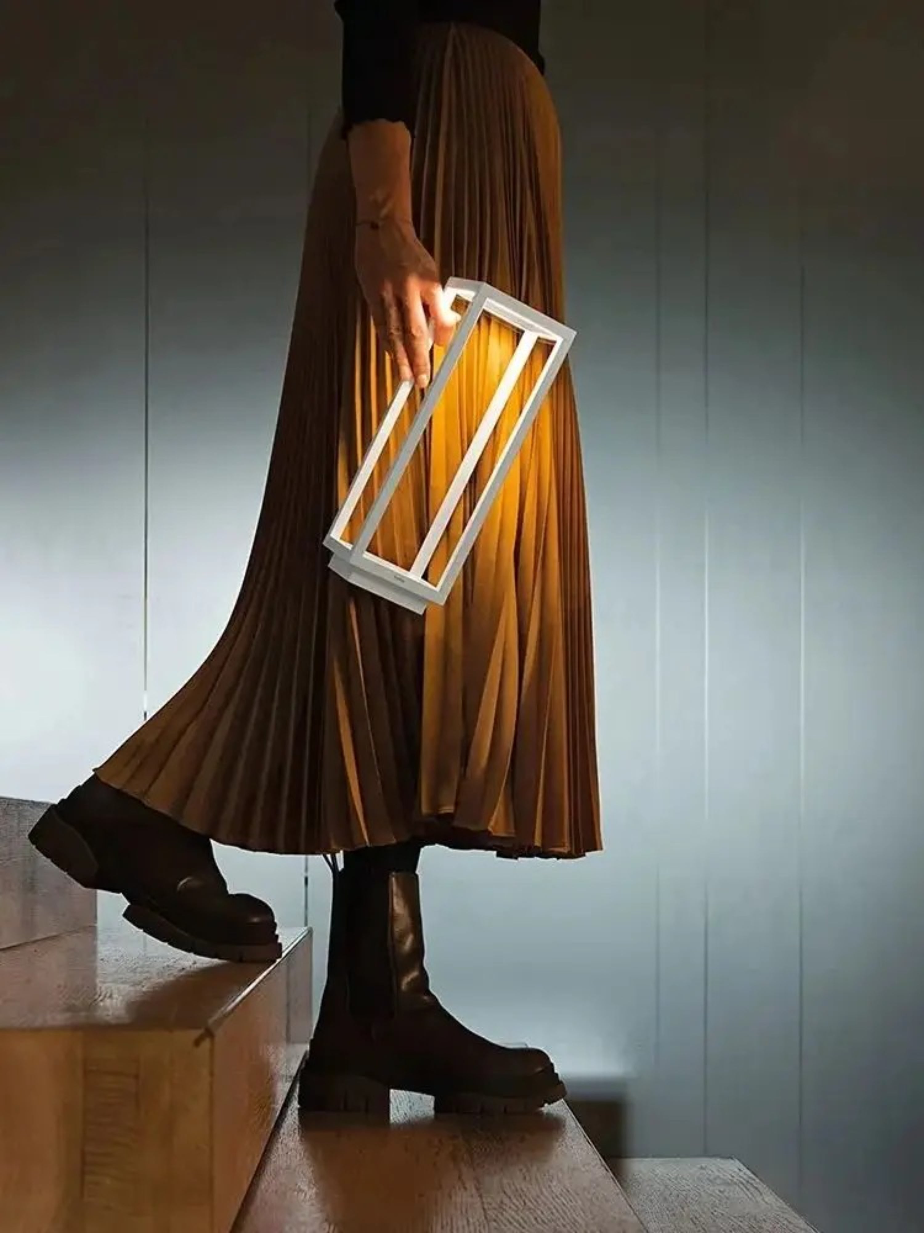 Lampe de Table LED Minimaliste – Éclairage Décoratif Moderne en Cadre Métallique Ma boutique