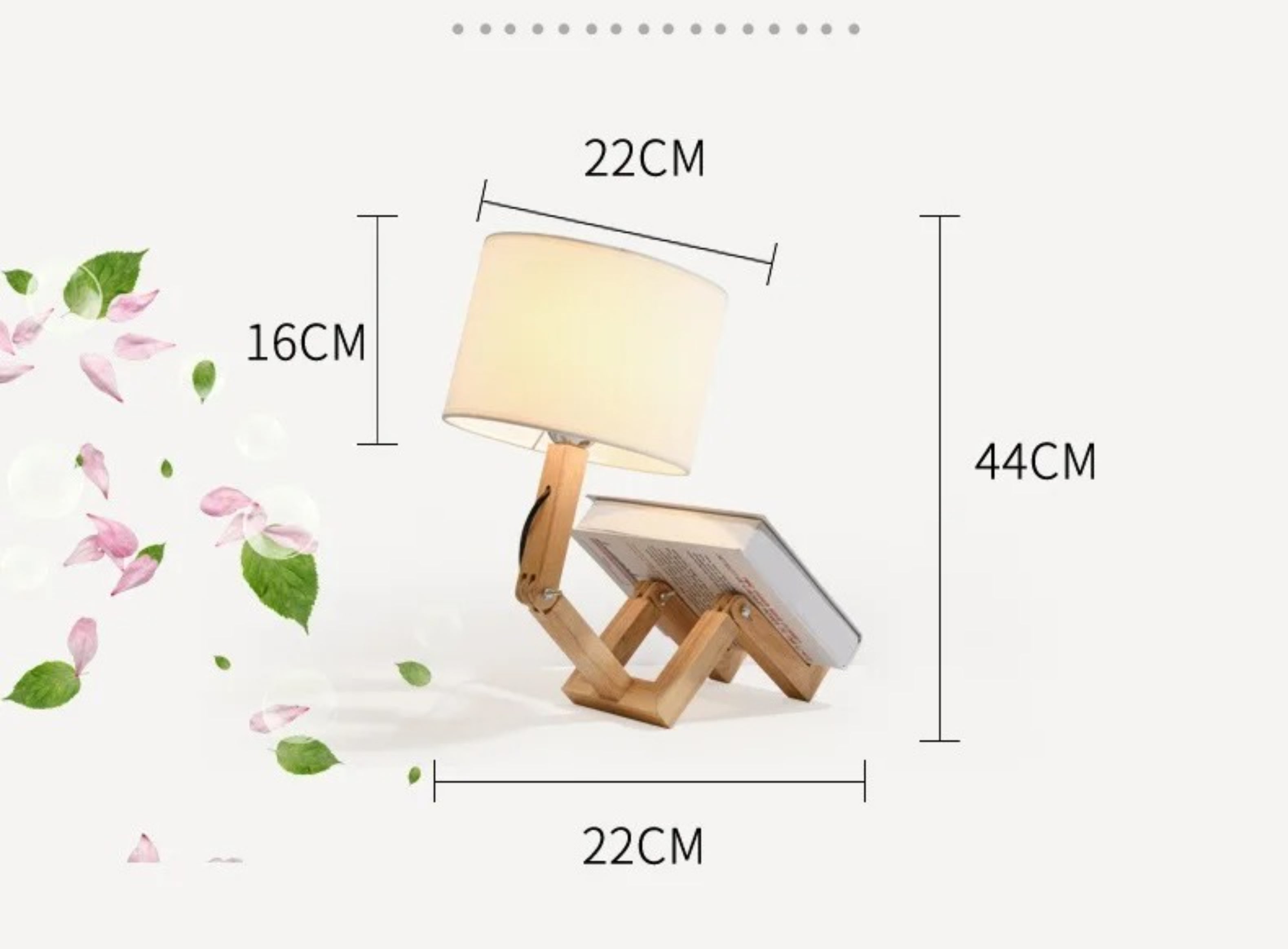 Lampe de chevet bois Ma boutique