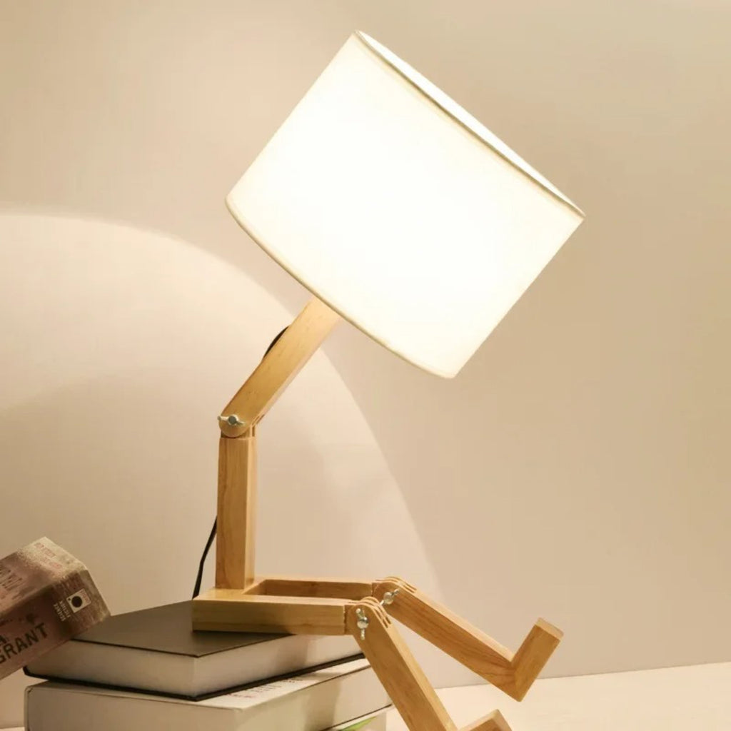 Lampe de chevet bois Ma boutique