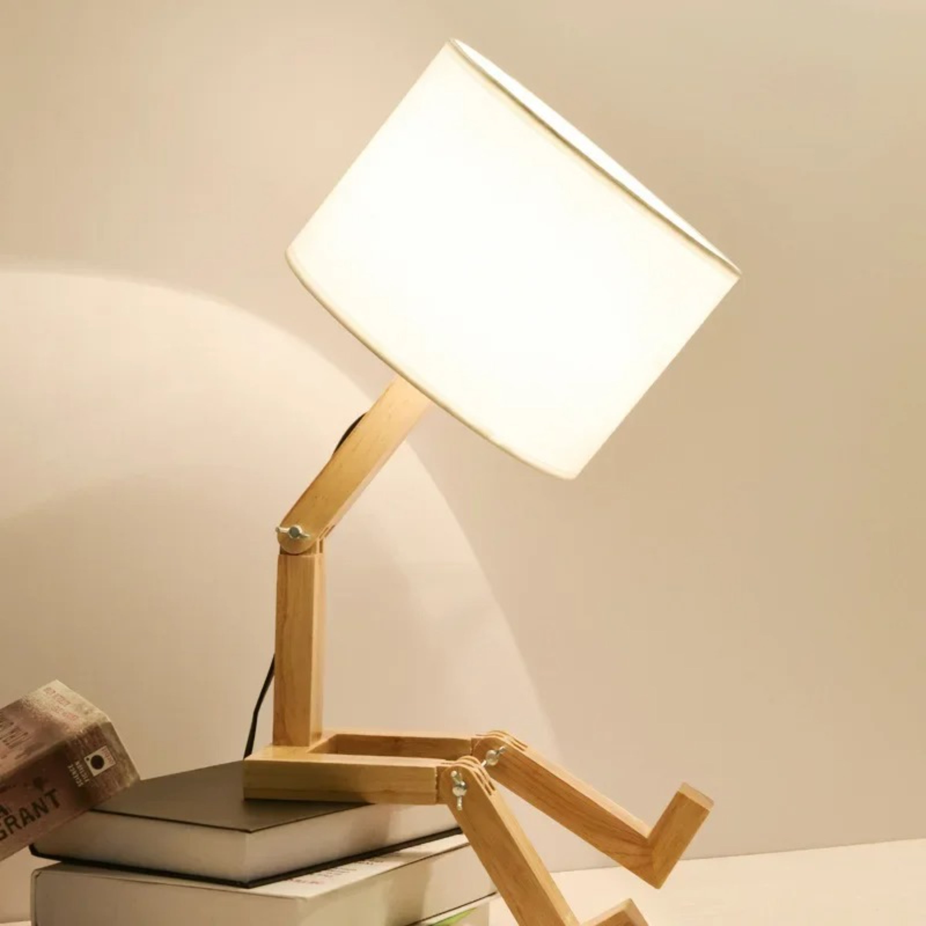 Lampe de chevet bois Ma boutique
