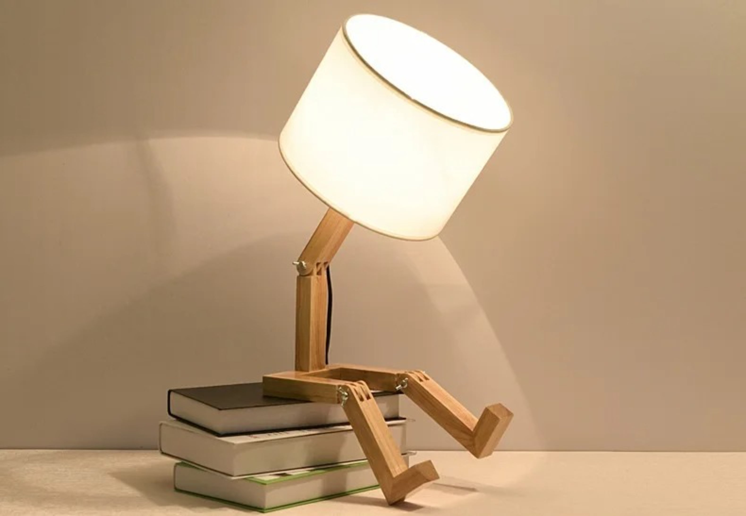 Lampe de chevet bois Ma boutique