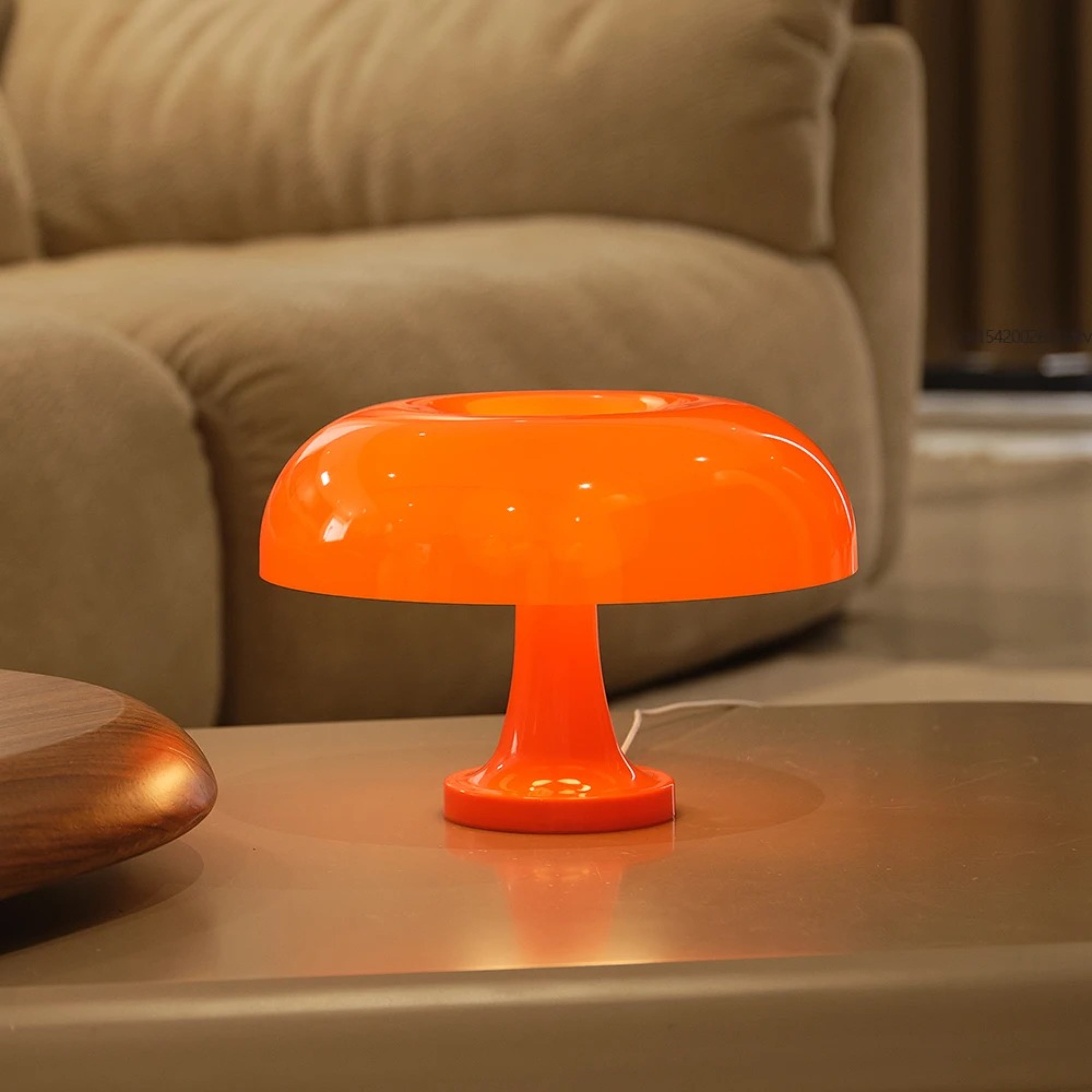 Lampe de table champignon à éclat rétro – Éclairage d'accent moderne et minimaliste Ma boutique