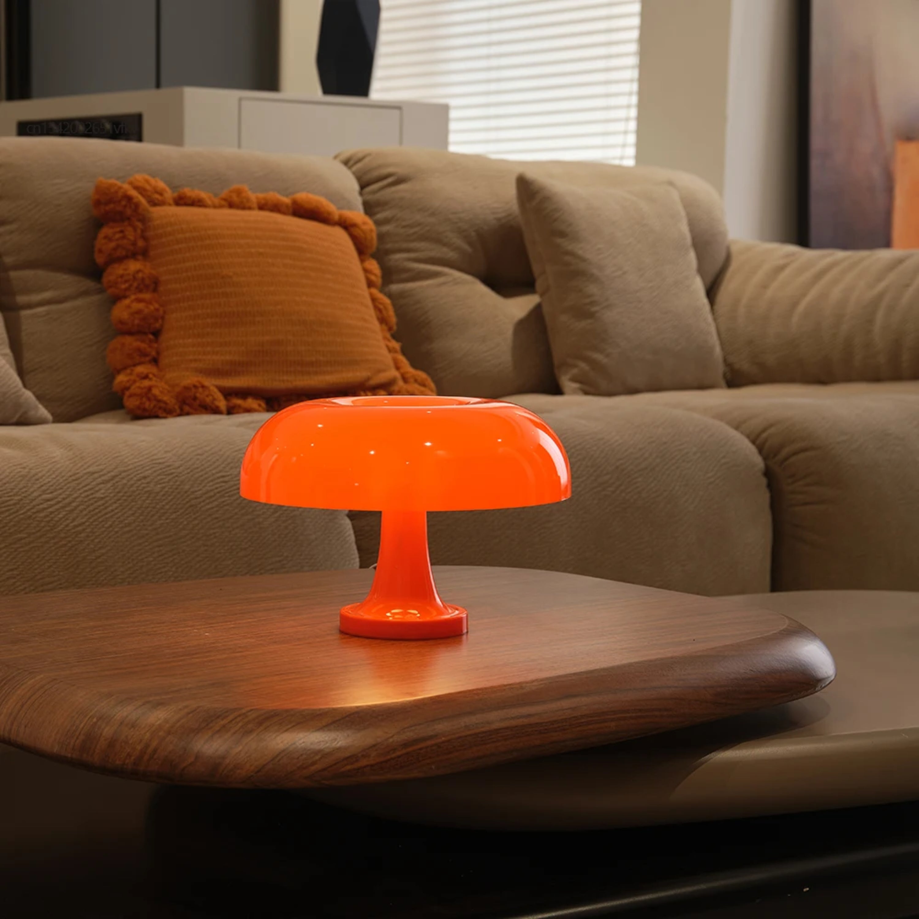 Lampe de table champignon à éclat rétro – Éclairage d'accent moderne et minimaliste Ma boutique