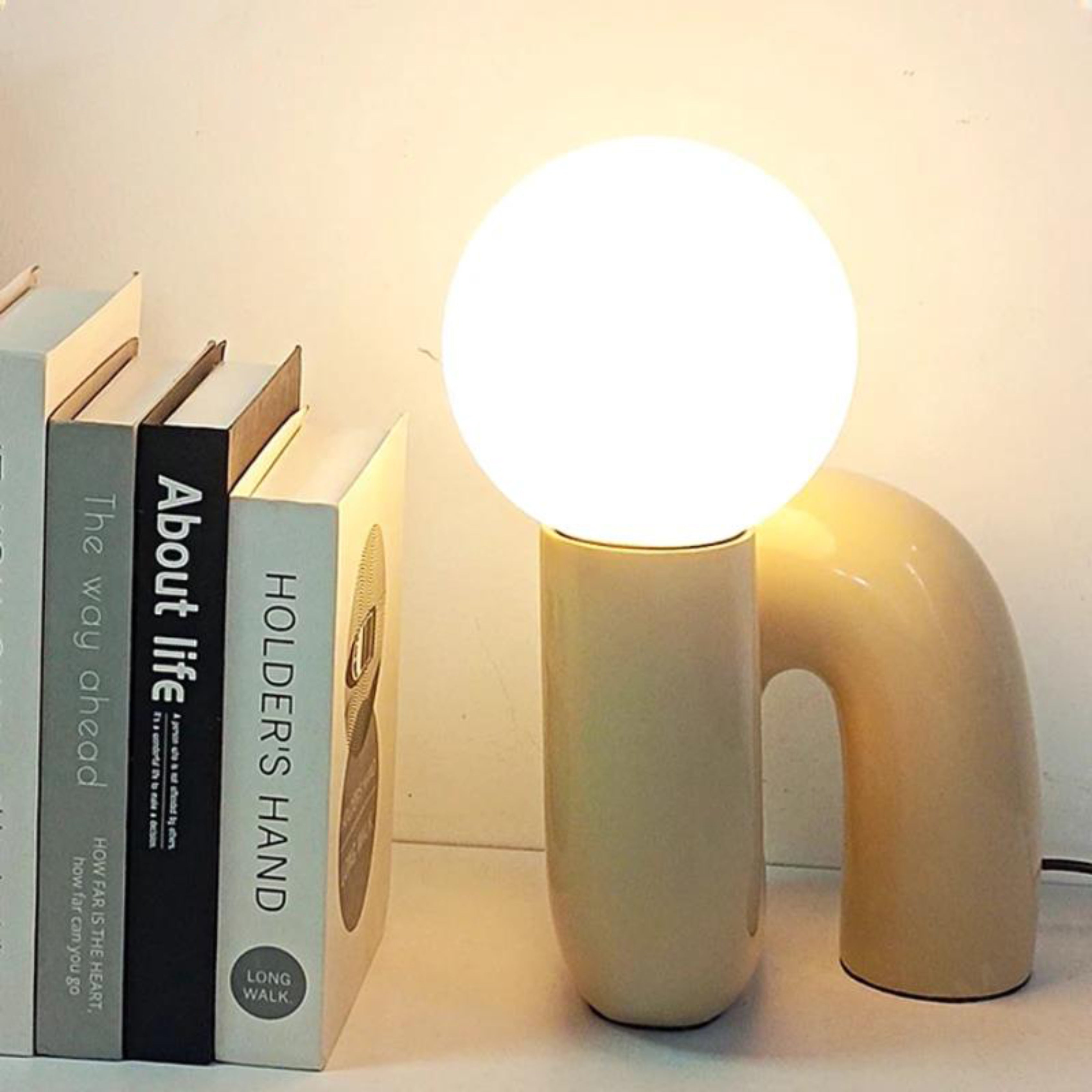 Lampe de table moderne abstraite à double globe Ma boutique