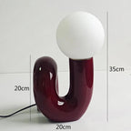 Lampe de table moderne abstraite à double globe Ma boutique