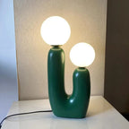 Lampe de table moderne à double globe inspirée des cactus Ma boutique