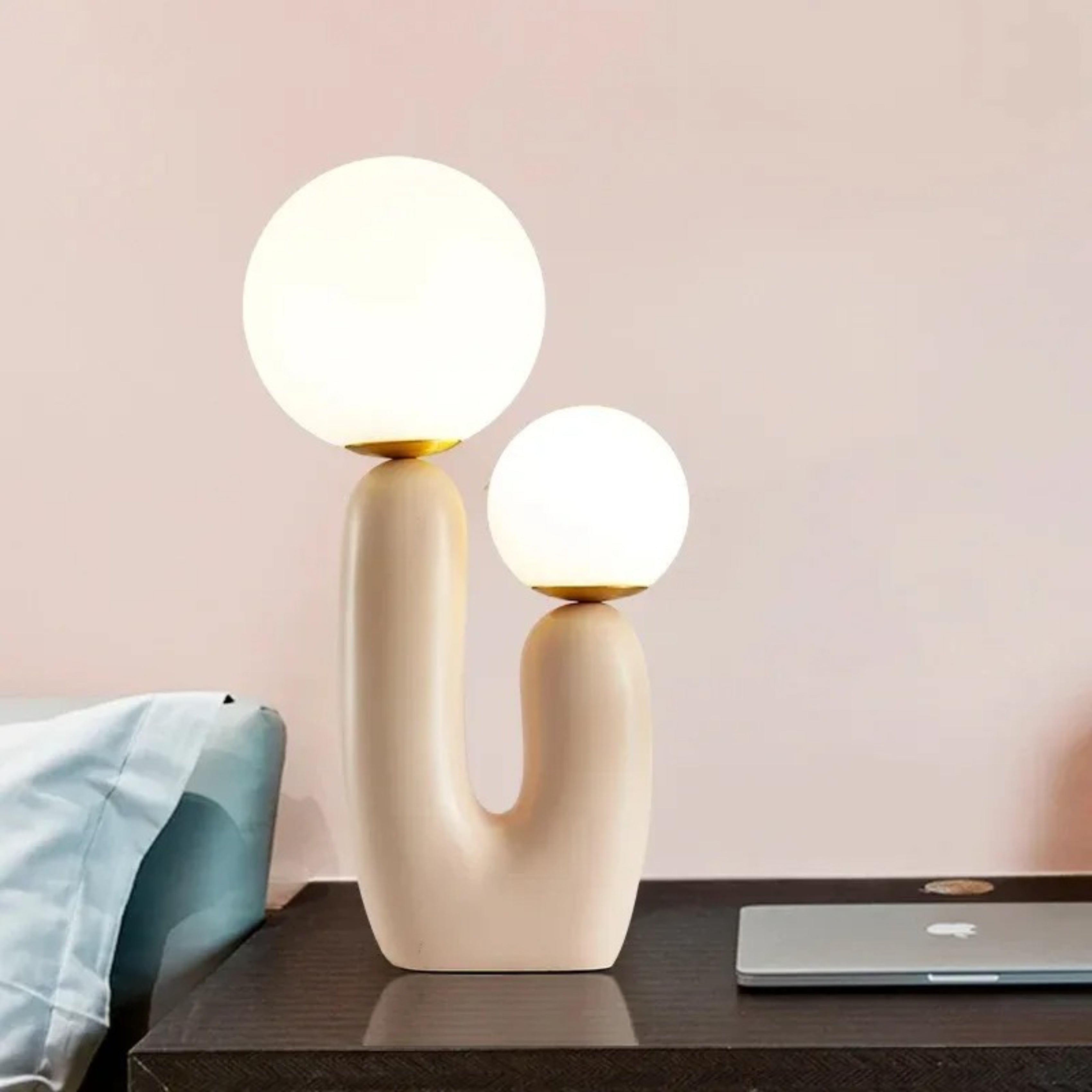Lampe de table moderne à double globe inspirée des cactus Ma boutique