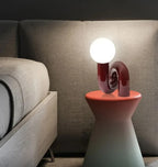 Lampe de table sculpturale moderne CurveGlow Ma boutique