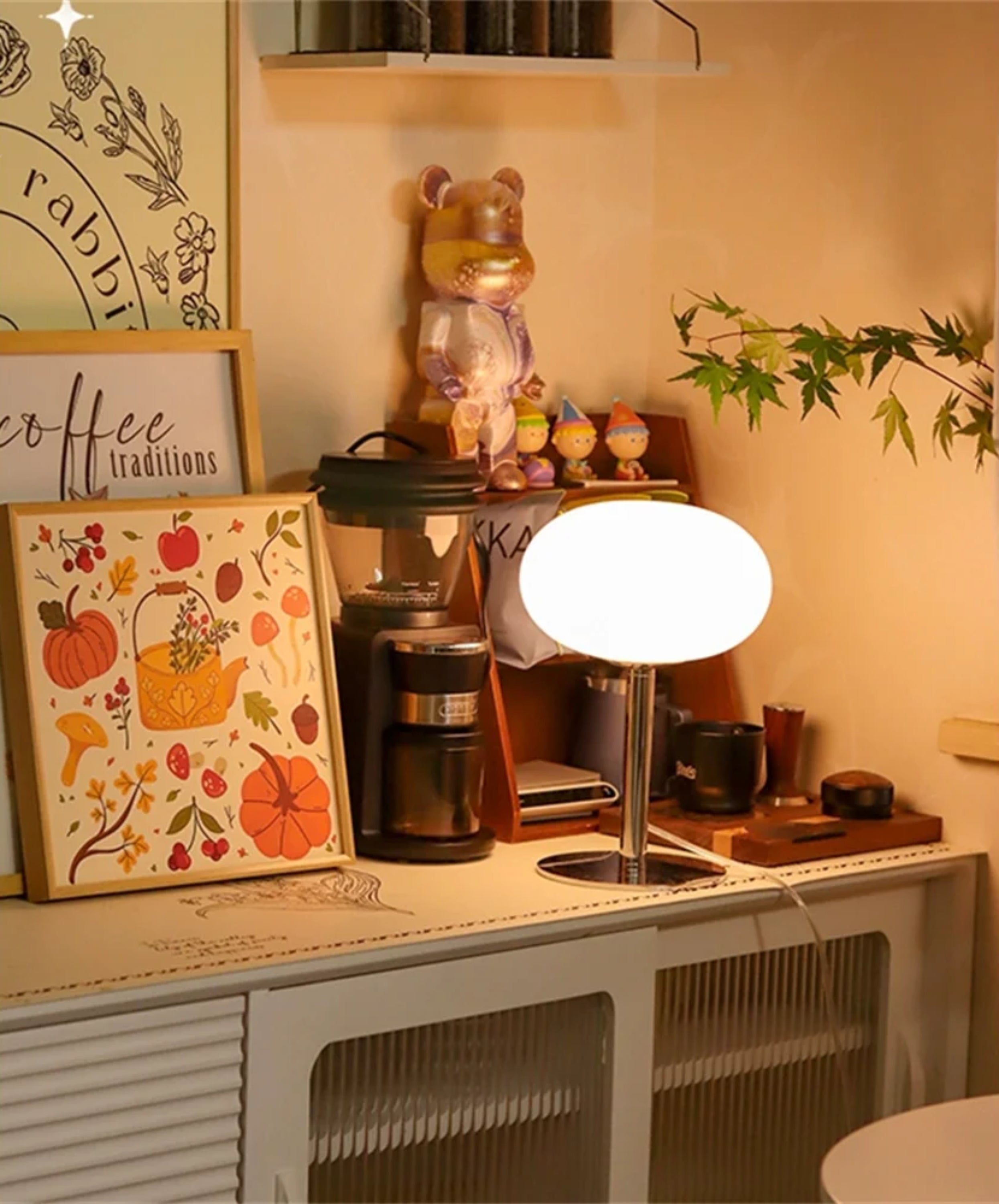 Lampe de table bulle Ma boutique