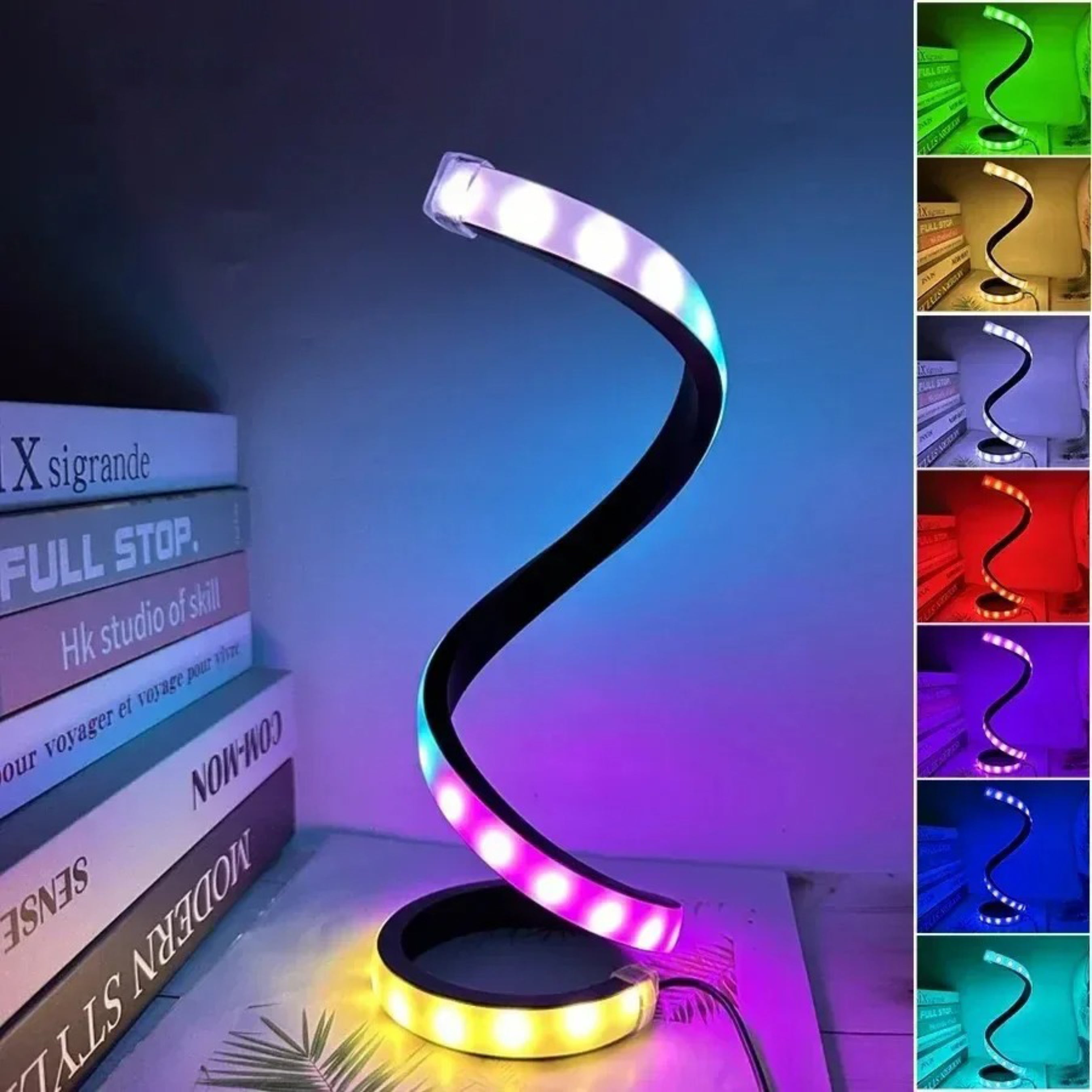 Lampe de table Spiral LED Ma boutique