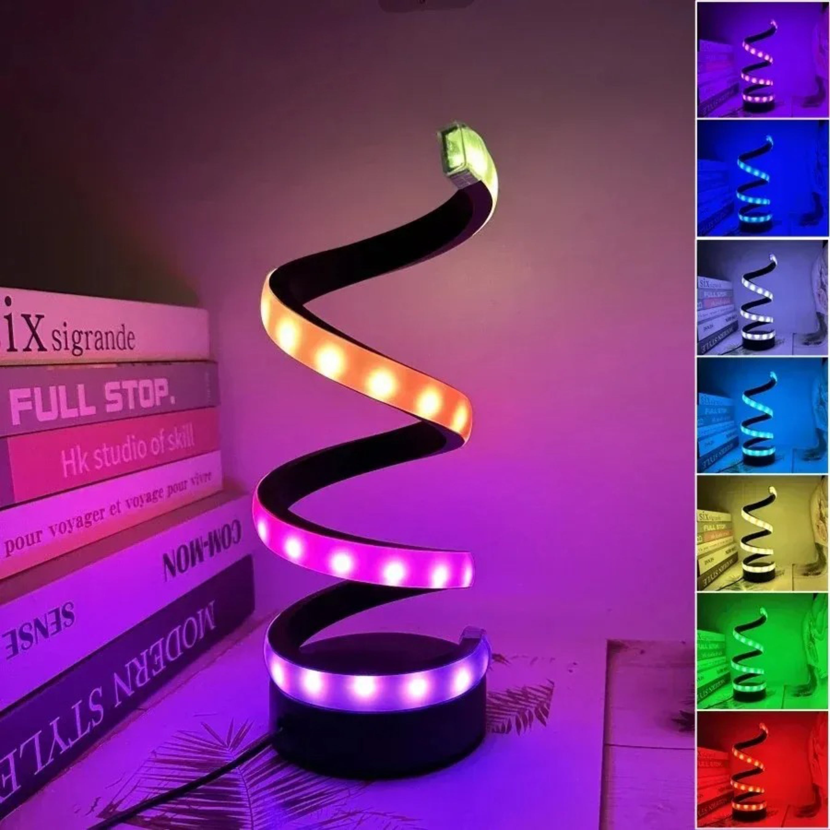 Lampe de table Spiral LED Ma boutique