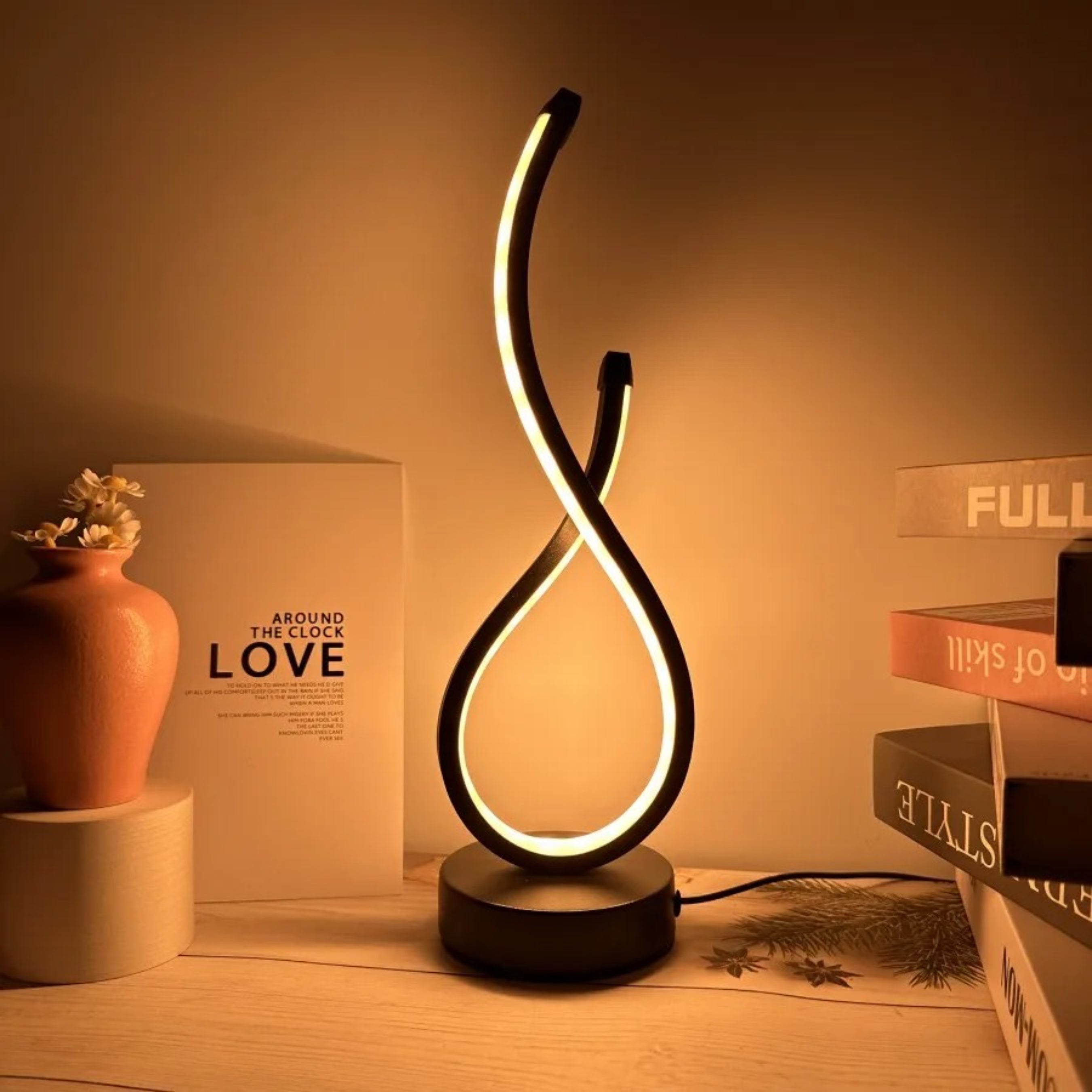 Lampe de table Spiral LED Ma boutique