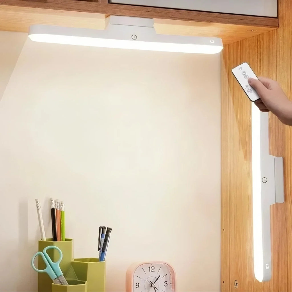 LED Magnetic Eye Protection Remote Reading Switch Desk Lamp Three-speed Stepless Dimming USB Rechargeable Student Learning Lamp Ma boutique
