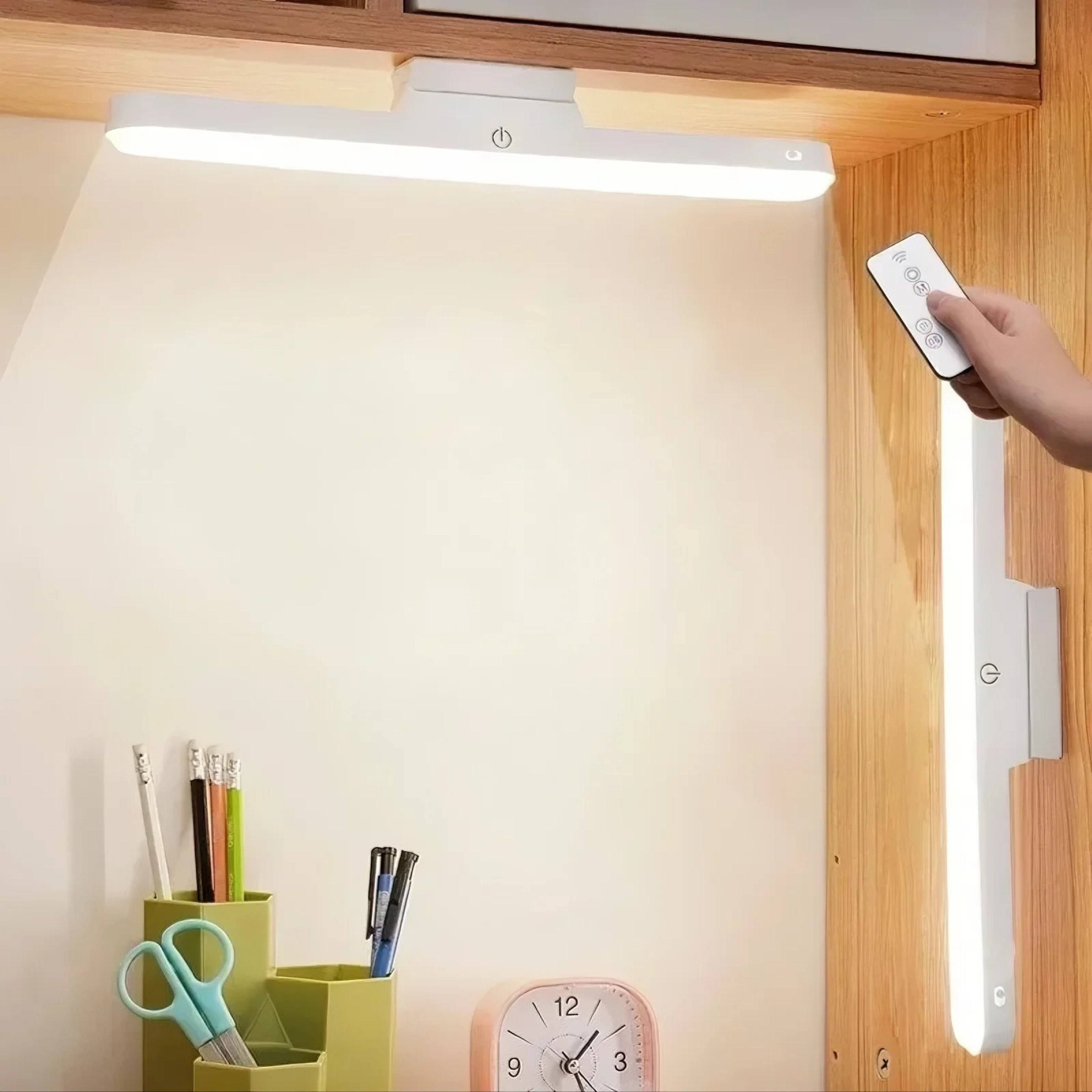 LED Magnetic Eye Protection Remote Reading Switch Desk Lamp Three-speed Stepless Dimming USB Rechargeable Student Learning Lamp Ma boutique