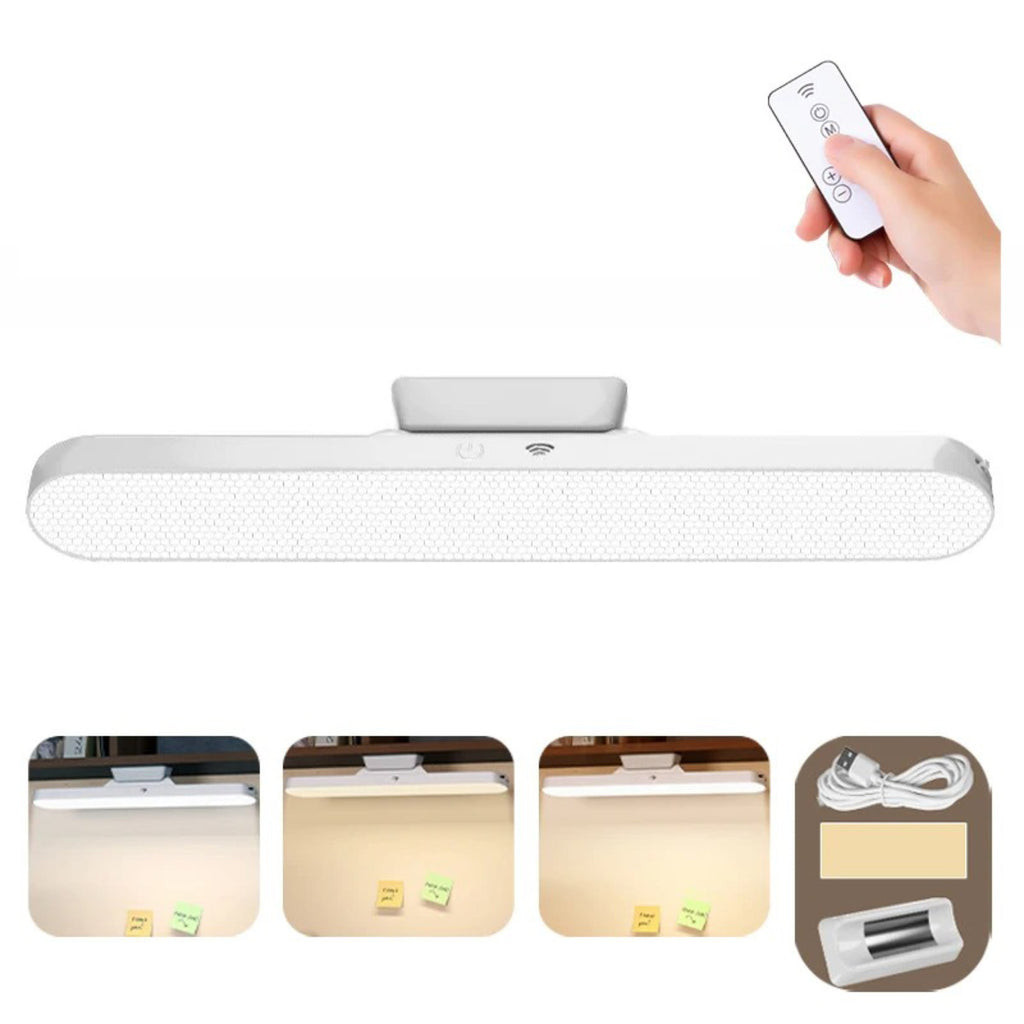 LED Magnetic Eye Protection Remote Reading Switch Desk Lamp Three-speed Stepless Dimming USB Rechargeable Student Learning Lamp Ma boutique
